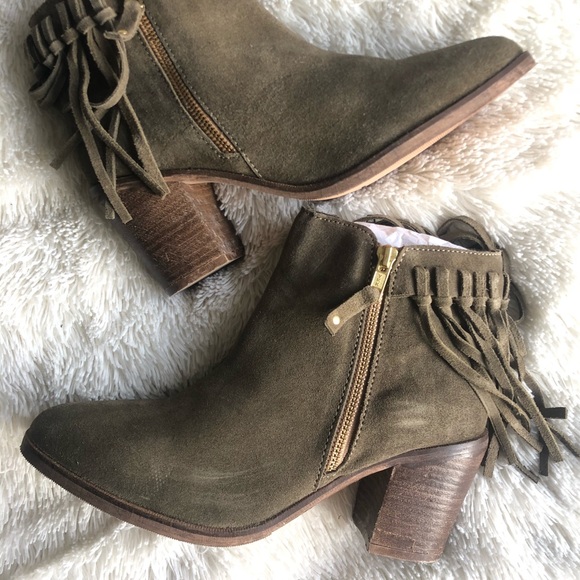 ASOS Suede Fringe Bootie - Picture 3 of 5